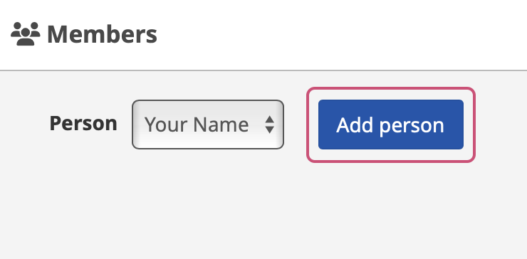 Add person